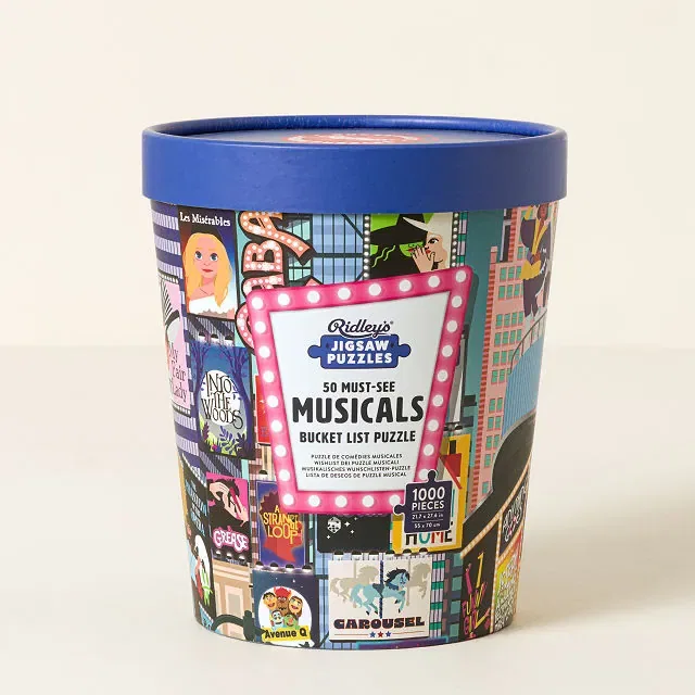50 Must-See Musicals Bucket List Puzzle