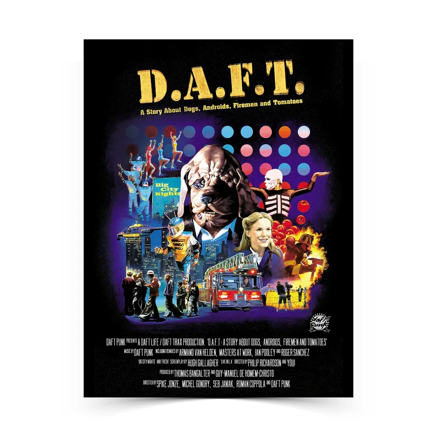 Daft Punk D.A.F.T. Poster