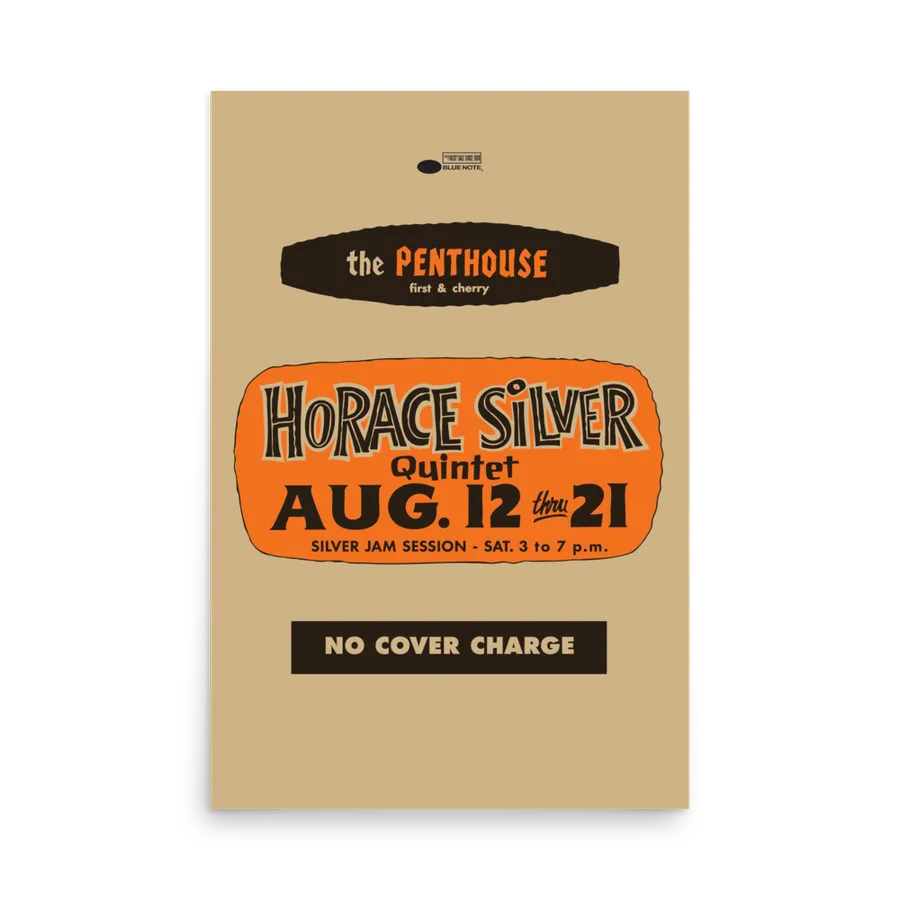 Horace Silver Silver in Seattle Poster