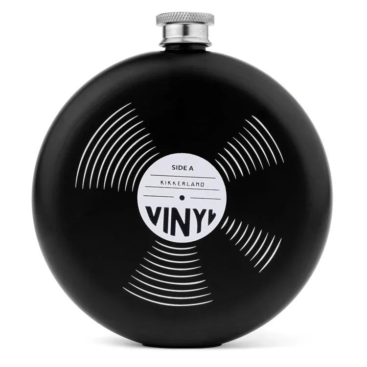 Kikkerland Record Hip Flask