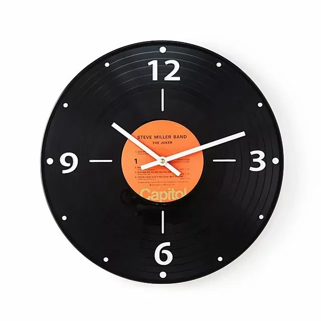 Rock and Roll Record Clock