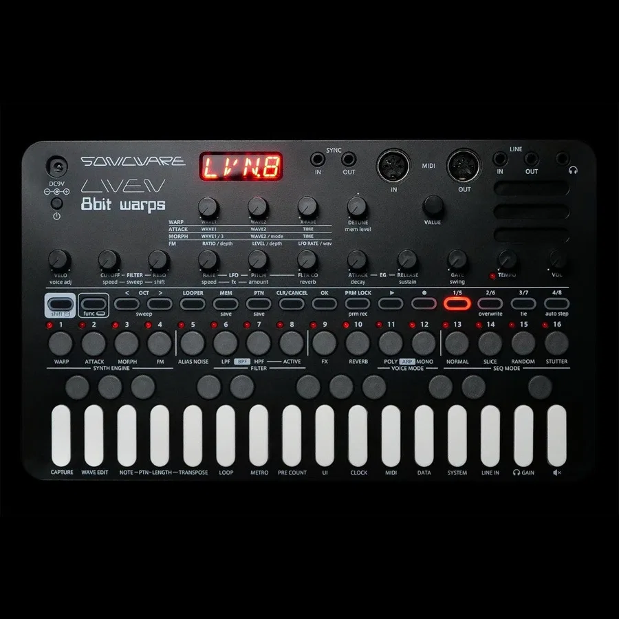 SONICWARE LIVEN 8bit warps